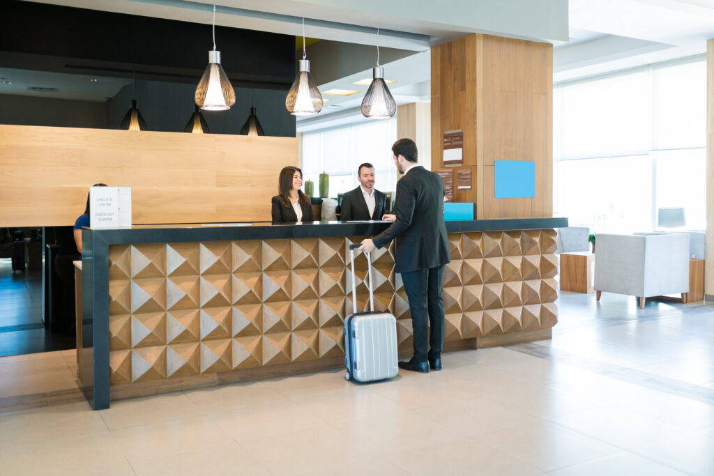 Warehouse storage for hotels in the hospitality industry