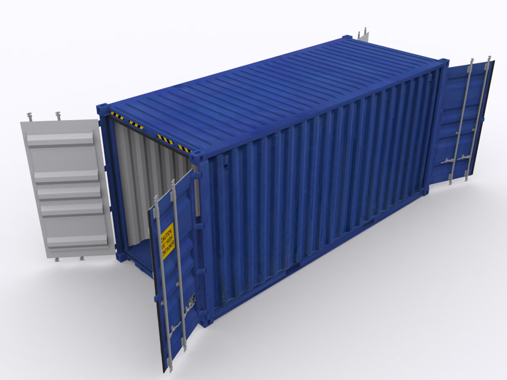 Tunnel container for global logistics