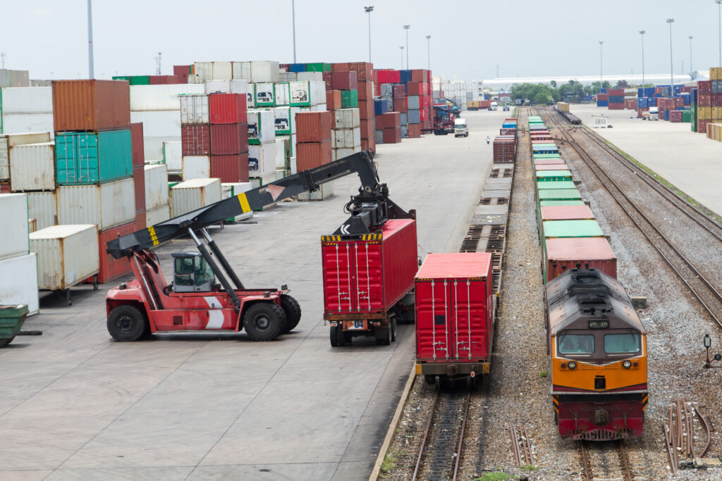 Transloading truck to rail